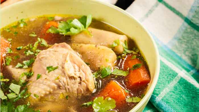 caldo de gallina - recetas faciles